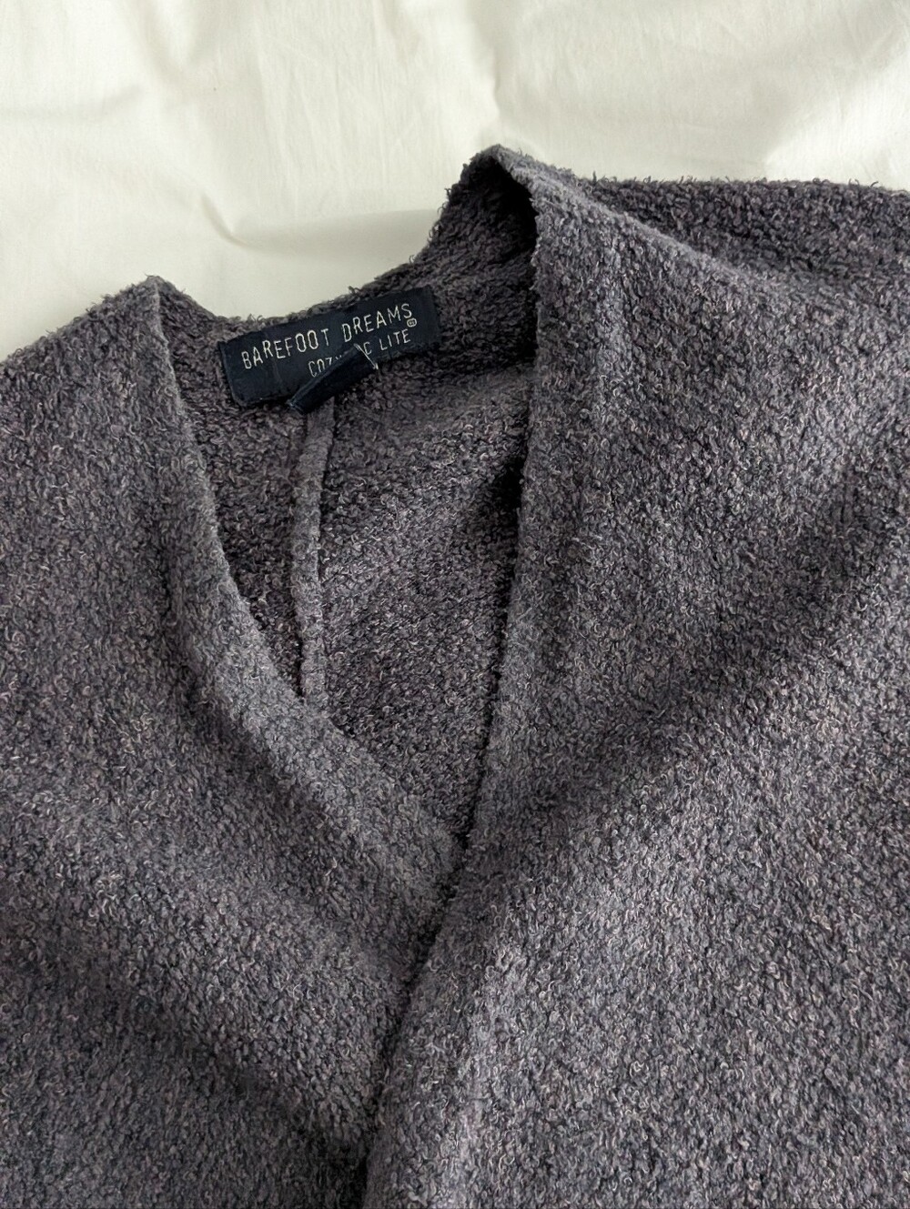 Barefoot Dreams Charcoal Gray Cozy Chic Light Wrap